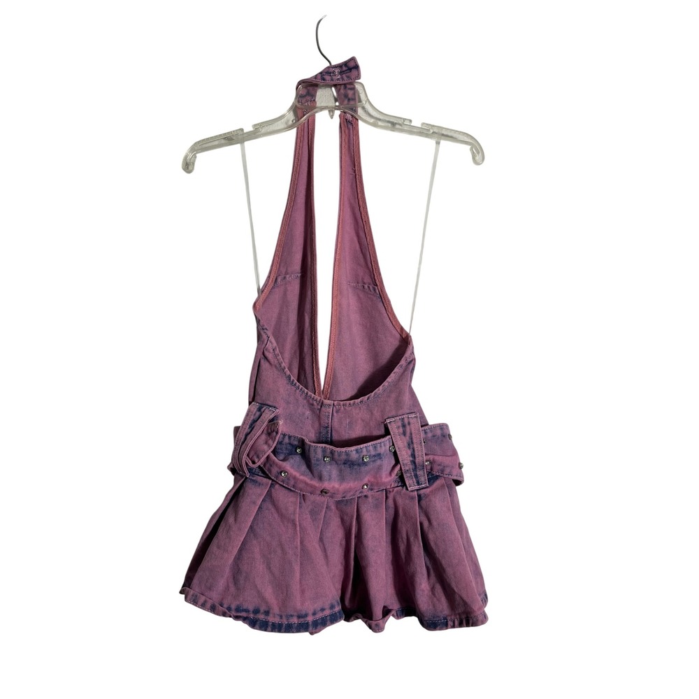 JADED LONDON Malibu Plunge Denim Mini Dress - Picture 5 of 13